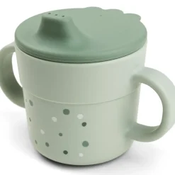Sale Tasse d'apprentissage Happy dots Vert Tasse