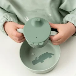 Sale Tasse d'apprentissage Happy dots Vert Tasse