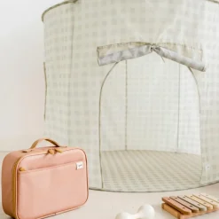 3 sprouts Tente de jeu en tissu recyclé Vichi Beige