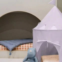 Tente en tissu recyclé Uni mauve Tente De Jeu