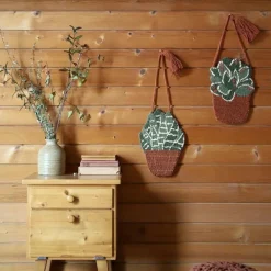 Nattiot Tenture murale Little Green Plante suspendue (20 x 30 cm)