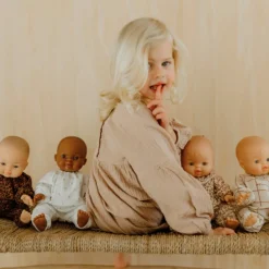 Atelier Wagram Tenue pour poupée Gaze Léopard (sans col)