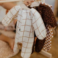 New Tenue pour poupée Gaze Léopard Marron (sans col) Accessoires Poupée