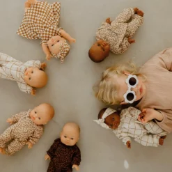 New Tenue pour poupée Gaze Léopard Marron (sans col) Accessoires Poupée