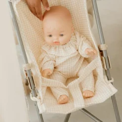 Atelier Wagram Tenue pour poupée Petits Carreaux (avec col)