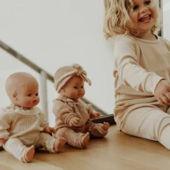 Atelier Wagram Tenue pour poupée Petits Carreaux (avec col)