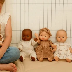 Clearance Tenue pour poupée robe Rayures fines Accessoires Poupée