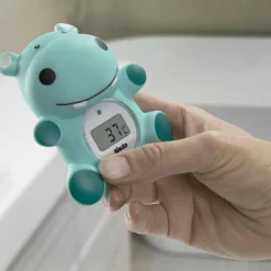 Alecto Thermomètre de bain et d'intérieur hippopotame