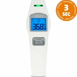 Alecto Thermomètre frontal infrarouge blanc