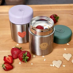 New Thermos alimentaire Happy Rascals Smile vert Thermos Alimentaire