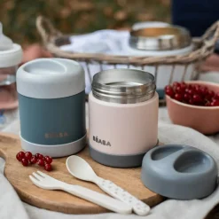 Béaba Thermos alimentaire light mist et eucalyptus green (300 ml)