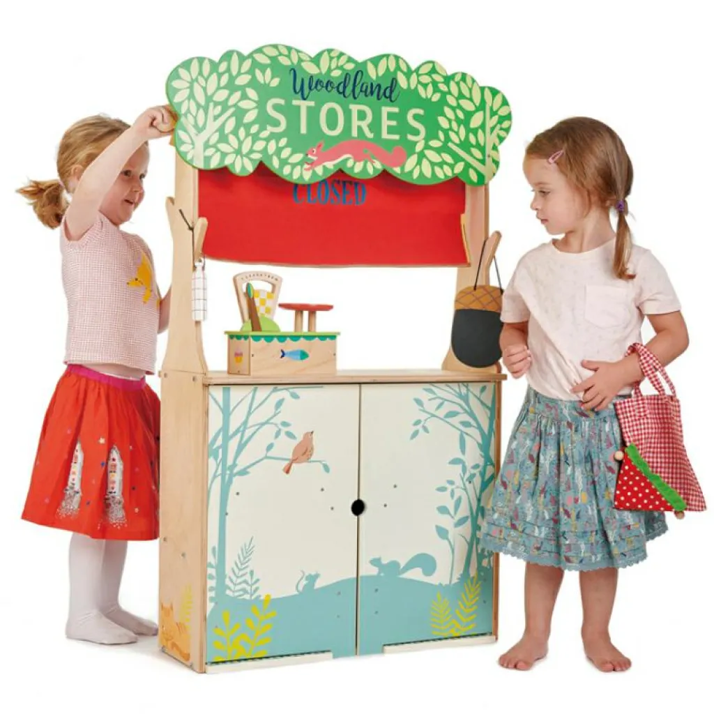 Outlet Théâtre en bois Woodland Marionnettes Et Théâtre