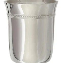 Best Timbale Evasée Perles en métal argenté dans son coffret (personnalisable) Timbale