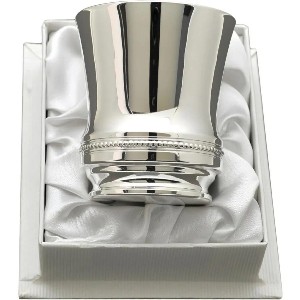 Best Timbale Perles personnalisable (métal argenté) dans son coffret Timbale