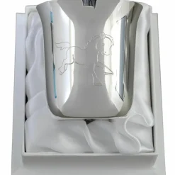 Online Timbale Petit cheval personnalisable (métal argenté) dans son coffret Timbale