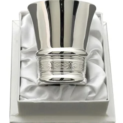 Daniel Crégut Timbale Russe personnalisable (métal argenté) dans son coffret