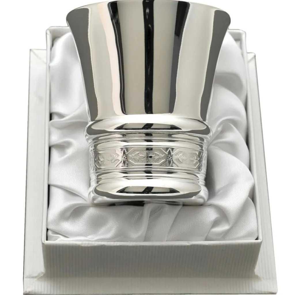 Daniel Crégut Timbale Russe personnalisable (métal argenté) dans son coffret