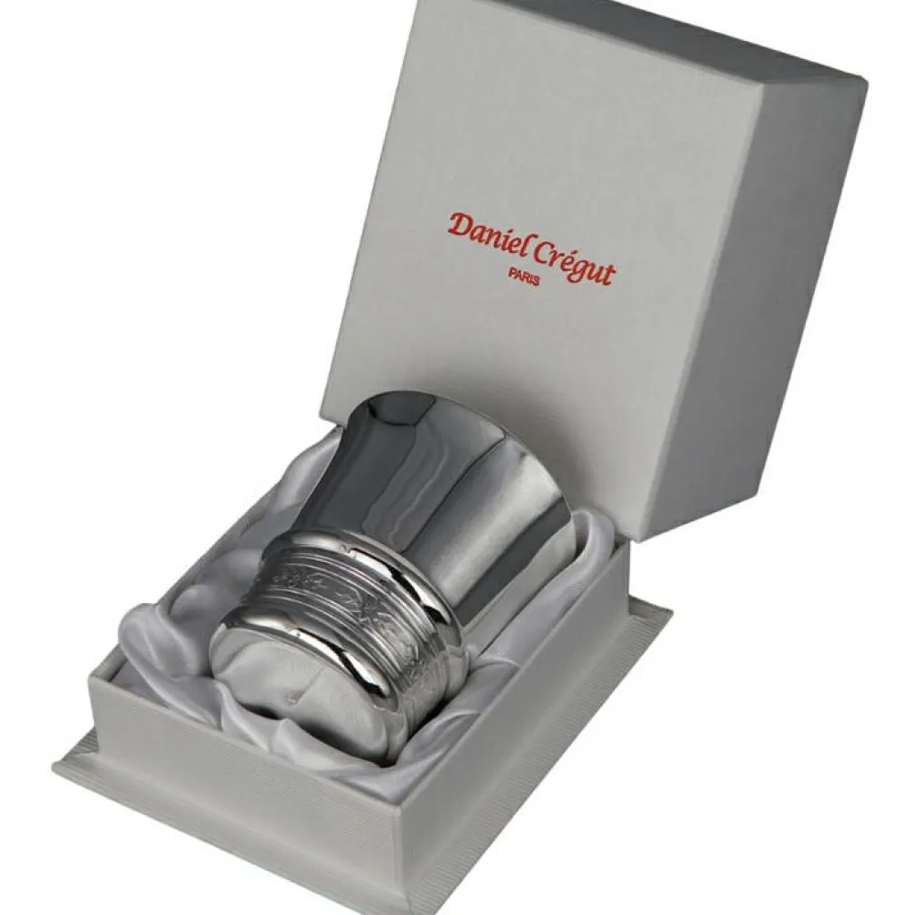 Daniel Crégut Timbale Russe personnalisable (métal argenté) dans son coffret