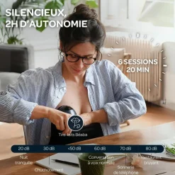 Hot Tire-lait électrique mains libres Night blue Tire-Lait