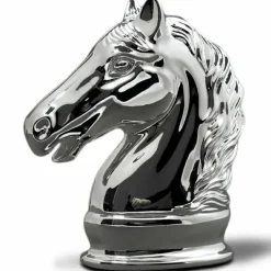 Daniel Crégut Tirelire Cheval (métal argenté)