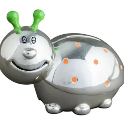 Daniel Crégut Tirelire Coccinelle personnalisable (métal argenté)