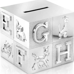 Zilverstad Tirelire Cube alphabet - Reconditionné