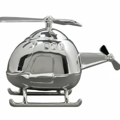 Daniel Crégut Tirelire Hélicoptère (métal argenté)