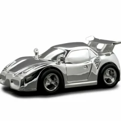 Online Tirelire Voiture de course (métal argenté) Tirelire