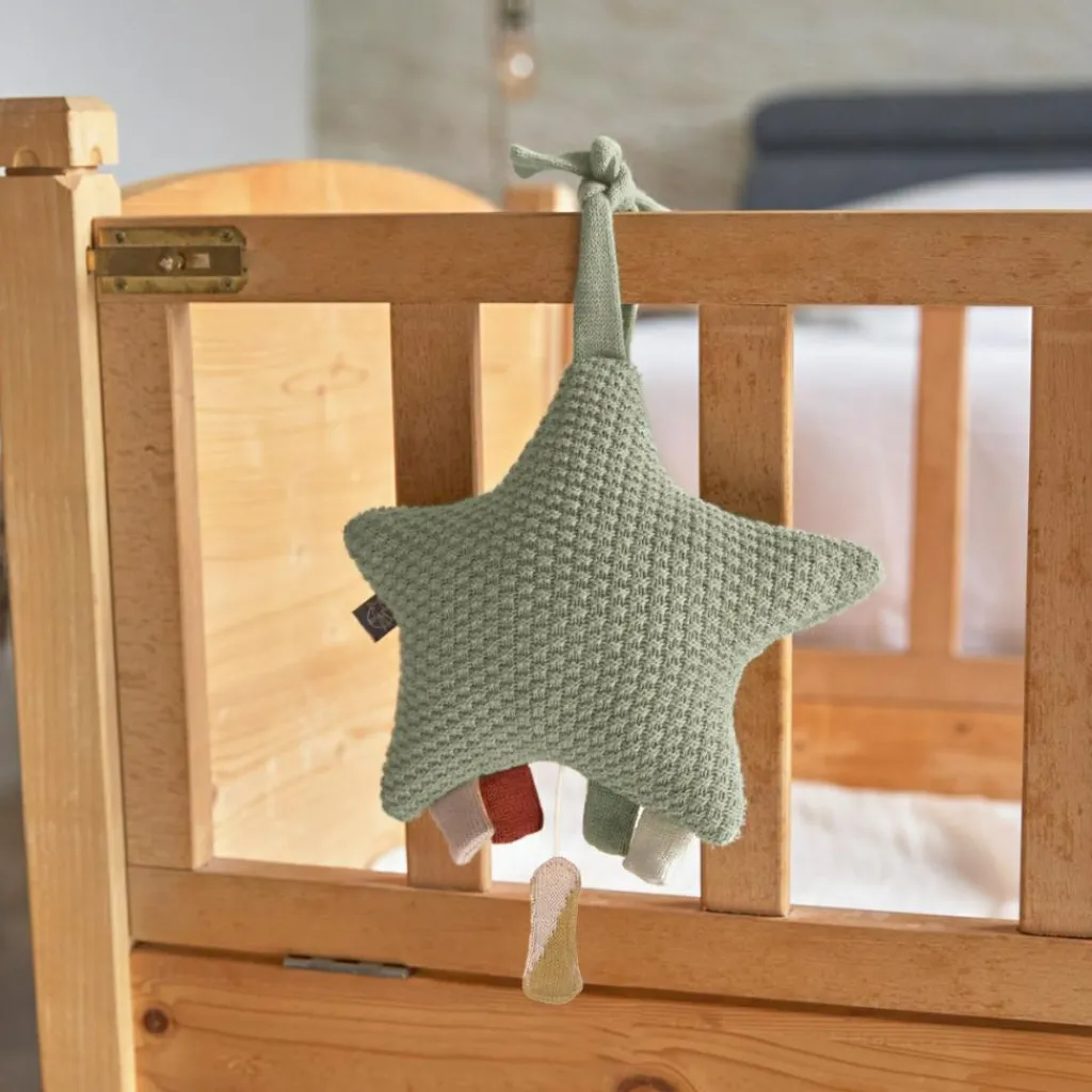 Lässig Étoile musicale Little Universe tricotée verte