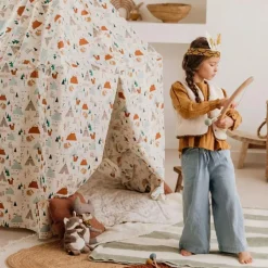 Outlet Toiles pour cabane Pack Libellule Renards et tipis Cabane Intérieur