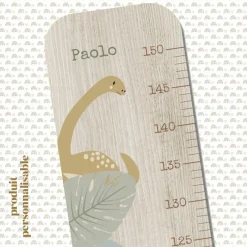 Online Toise en bois Dino Grande Feuilles personnalisable Toise