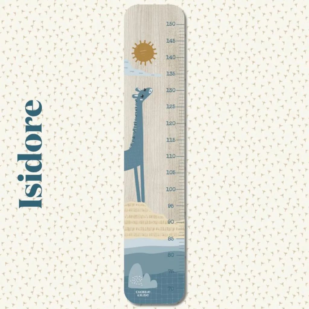 Charlie et Suzie Toise en bois Isidore Paysage Horizon personnalisable
