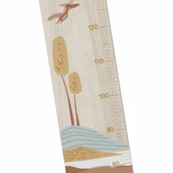 Charlie et Suzie Toise en bois Paysage Dino