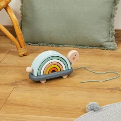 Janod Tortue arc-en-ciel empilable à rouler Sweet Cocoon