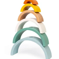 Janod Tortue arc-en-ciel empilable à rouler Sweet Cocoon