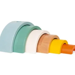 Janod Tortue arc-en-ciel empilable à rouler Sweet Cocoon