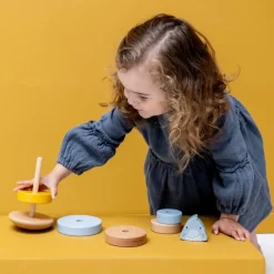 Best Tour à empiler en bois Mr. Shark Jouet À Empiler