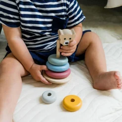 Kindsgut Tour à empiler en bois Ours