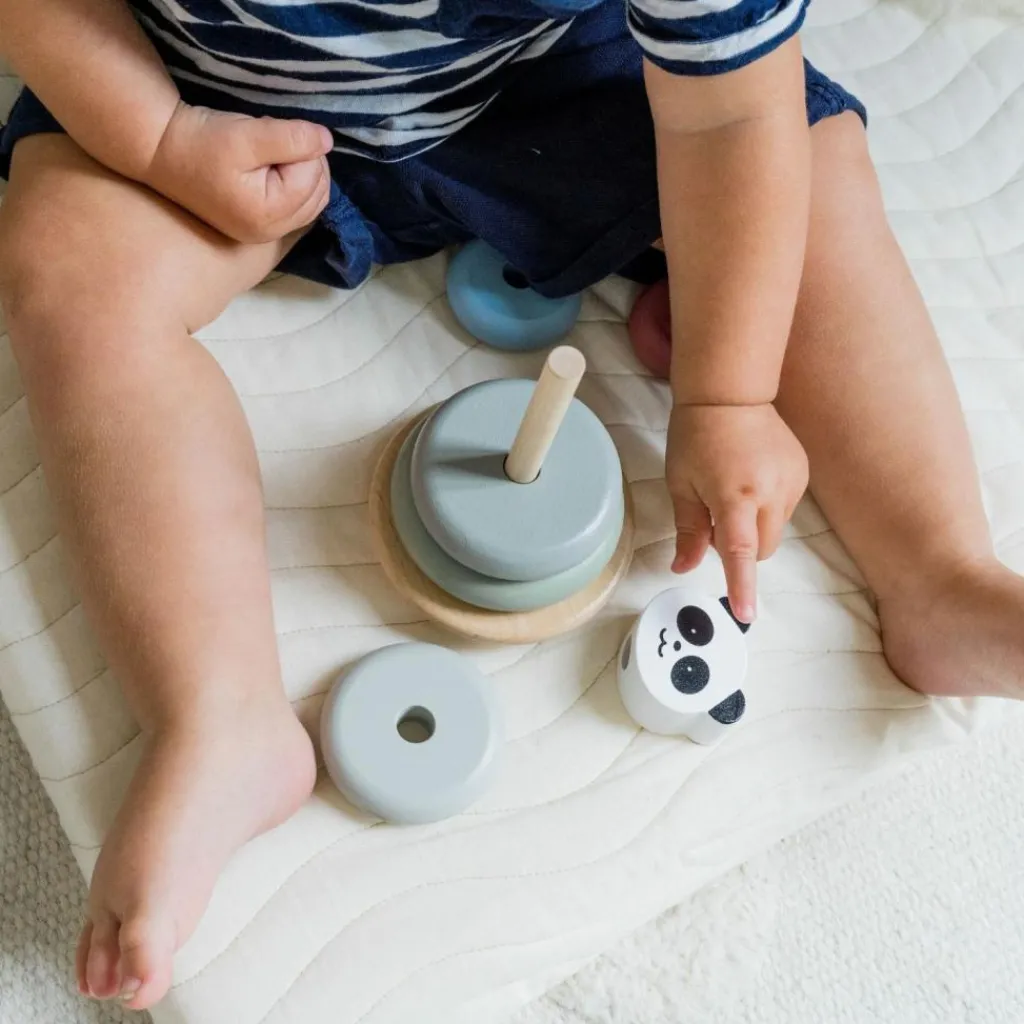 Kindsgut Tour à empiler en bois Panda