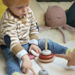 Kindsgut Tour à empiler en bois Père Noël