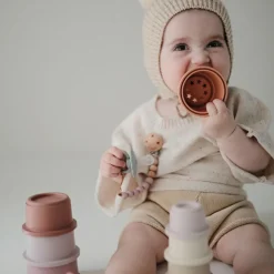 Mushie Tour à empiler Petal