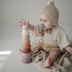 Mushie Tour à empiler Petal