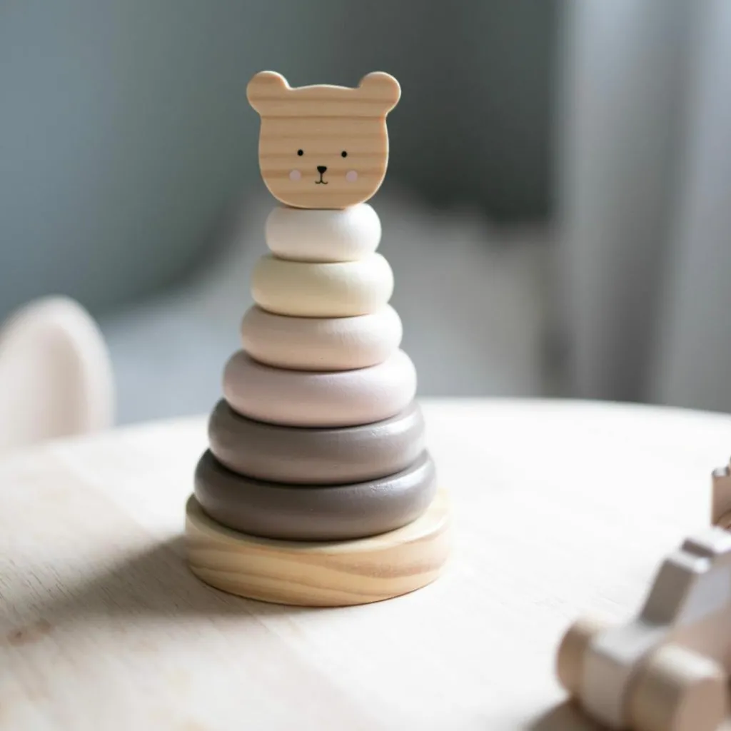 Clearance Tour à empiler Teddy Nature Jouet À Empiler