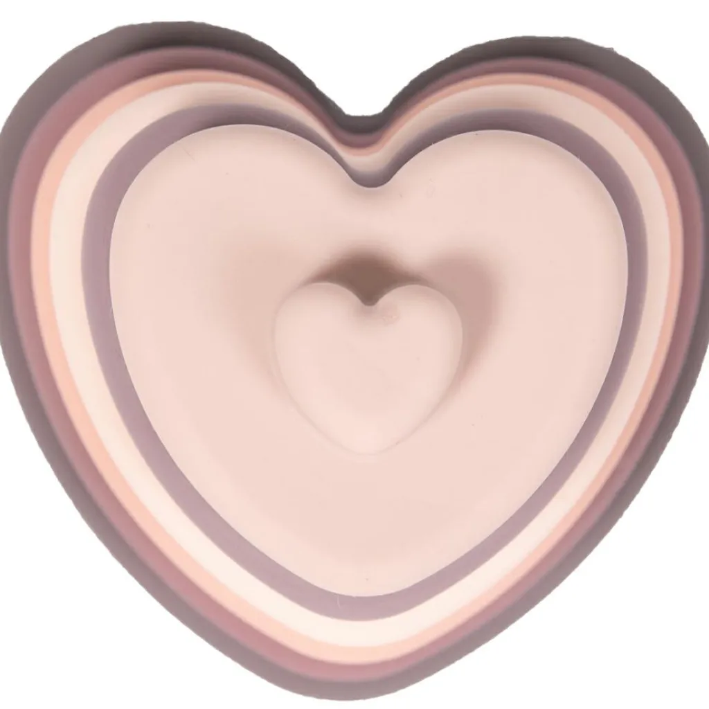 Bo Jungle Tour coeurs à empiler en silicone