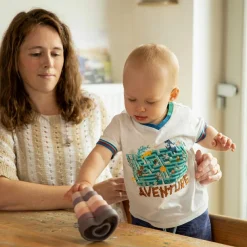 Bo Jungle Tour coeurs à empiler en silicone