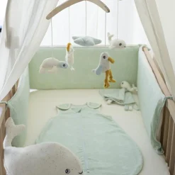 Trois Kilos Sept Tour de lit Au large de Nova (pour lits 60 x 120 ou 70 x 140 cm)