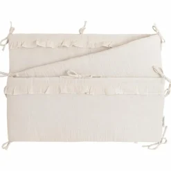 Baby's Only Tour de lit Calm Warm Linen (pour lits 60 x 120 ou 70 x 140 cm)