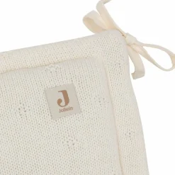 Jollein Tour de lit Cosy Knit Ivory (pour lits 60 x 120 ou 70 x 140 cm)