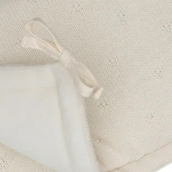 Jollein Tour de lit Cosy Knit Ivory (pour lits 60 x 120 ou 70 x 140 cm)