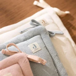 Jollein Tour de lit Cosy Knit Ivory (pour lits 60 x 120 ou 70 x 140 cm)